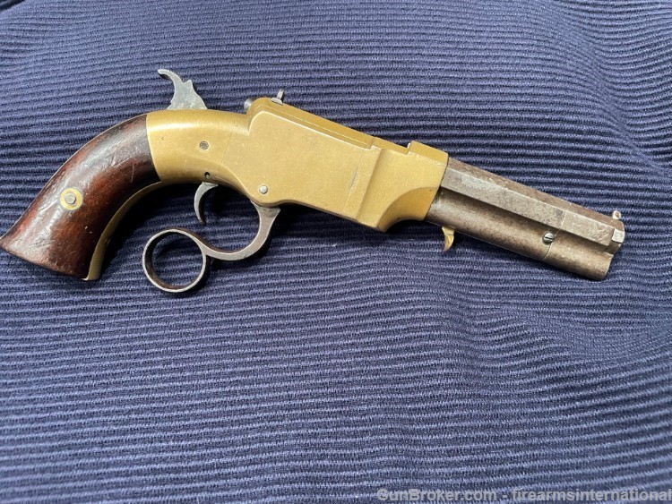 New Haven Arms No. 1 Volcanic Pocket Pistol-Build between 1857-1858-RARE!-img-1