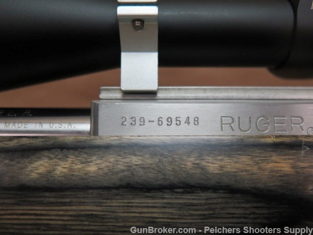 Ruger 10/22 22lr Heavy Match Stainless Barrel with Leupold Vari X 3x9 Scope-img-9