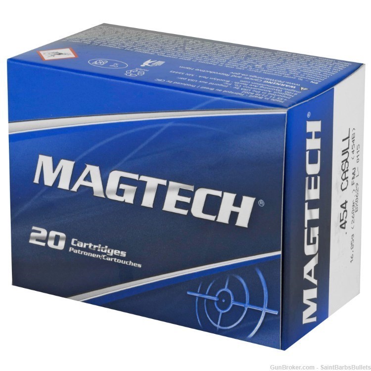 Magtech 454 Casull 260gr Fmj -20 Rounds-img-1