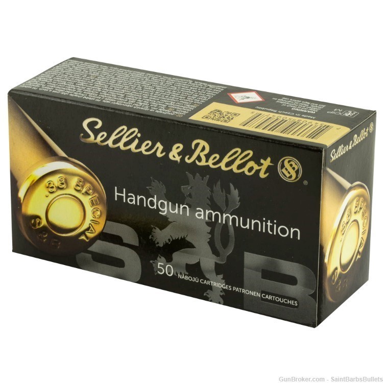 Sellier & Bellot .38 Special 158 Grain Soft Point - 50 Rounds-img-1