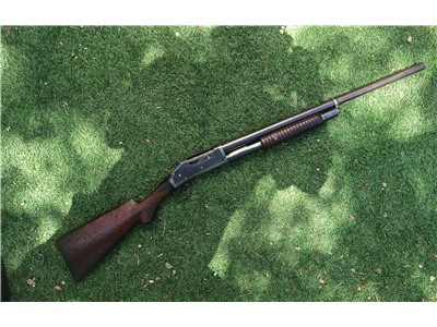 CODY verified 1st Year, 95% BLUE 1897 Winchester SHORT bbl riot SHOTGUN 