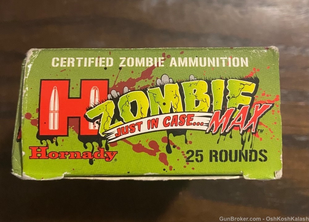 Zombie Max by Hornady 380 ACP 25 Rounds-img-1