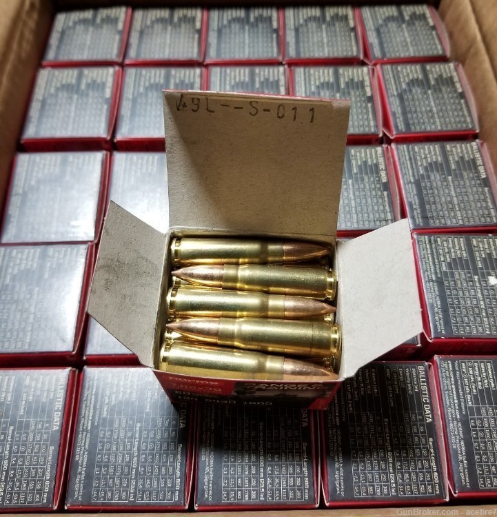 NEW - NORMA 7.62X39 FMJ 124 GR 20 ROUND BOX 295540020-img-1