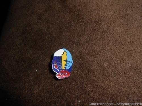 674th Airborne - Heaven To Hell Hat Pin  -  674AB-img-0
