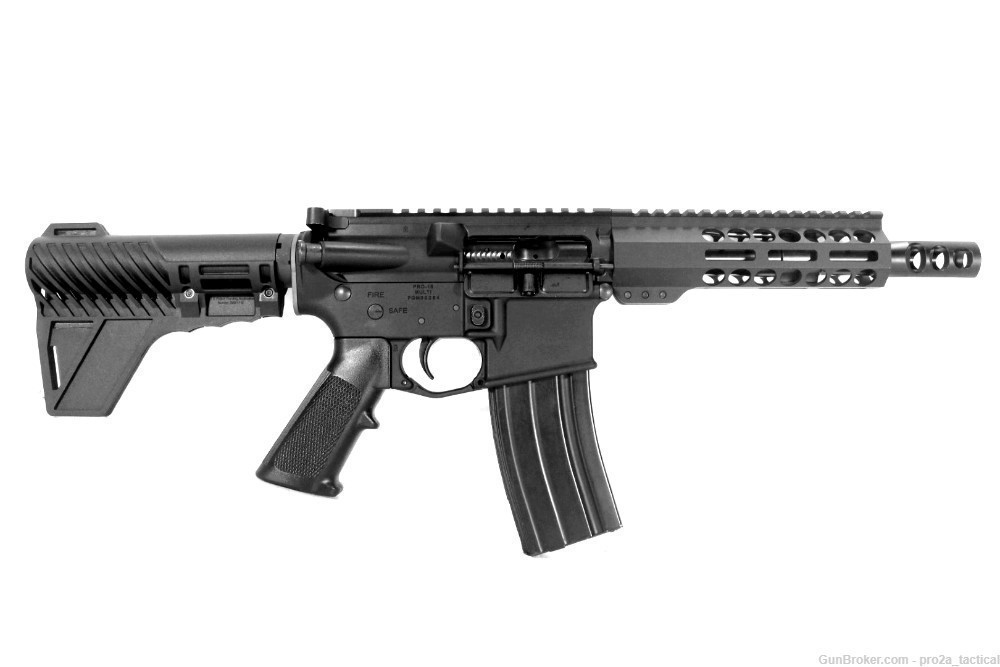 PRO2A TACTICAL PATRIOT 7.5 inch AR-15 12.7x42 (50 BEOWULF) M-LOK PISTOL-img-0