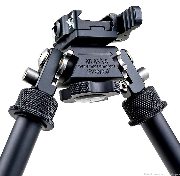 BT10-LW17 V8 Atlas Bipod Standard Height with ADM 170-S Lever-img-1