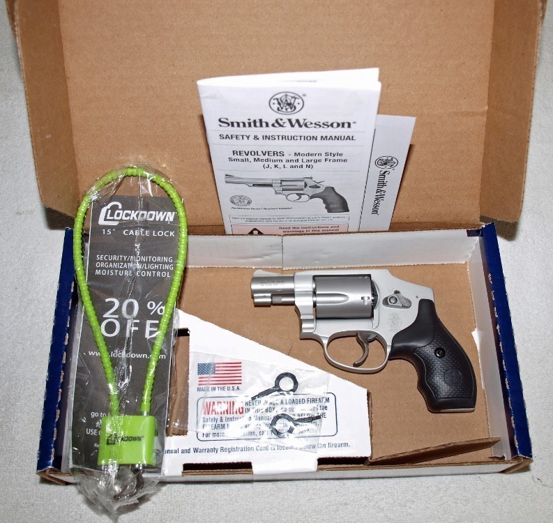 Smith & Wesson Model 642-2 Centennial 38 Spl +P With 1.875 Inch Barrel-img-0