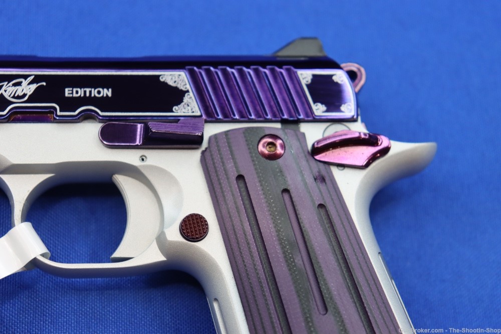 Kimber Model MICRO 9 Pistol AMETHYST PURPLE 9MM Luger G10 SAO MICRO9 NS NEW-img-4