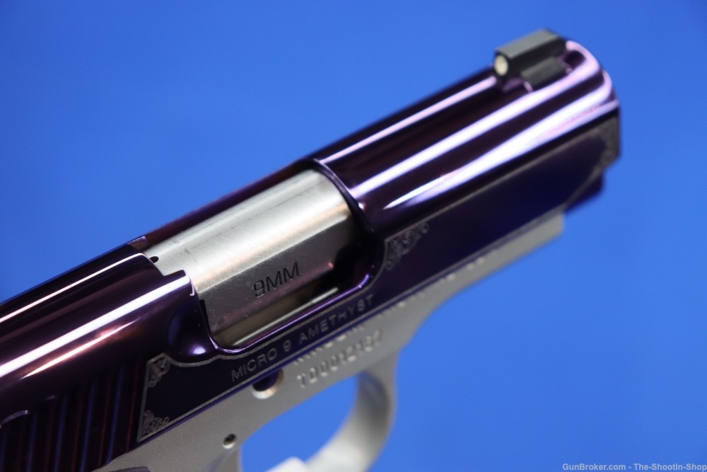 Kimber Model MICRO 9 Pistol AMETHYST PURPLE 9MM Luger G10 SAO MICRO9 NS NEW-img-14