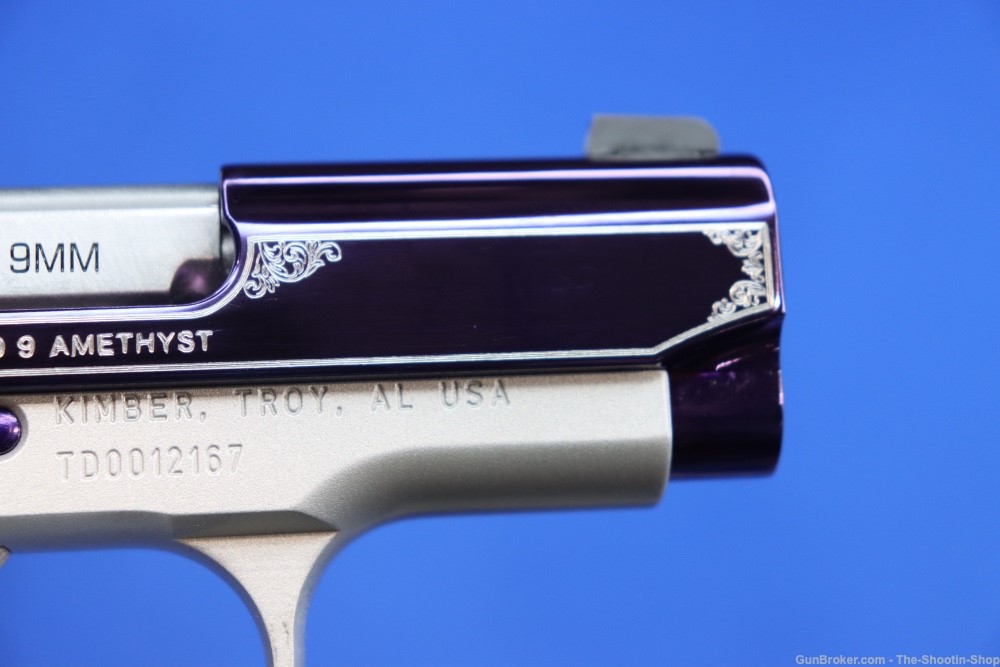 Kimber Model MICRO 9 Pistol AMETHYST PURPLE 9MM Luger G10 SAO MICRO9 NS NEW-img-10
