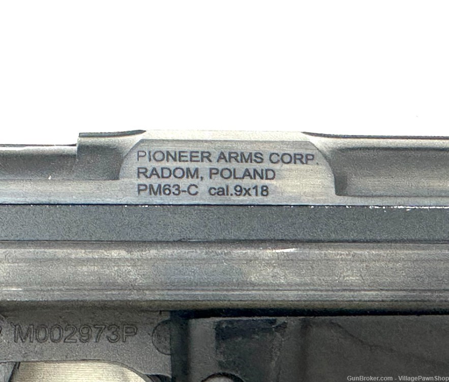 Pioneer Arms PM63-C 9x18 Makarov 5.9" Radom Poland Used C-6457-img-8