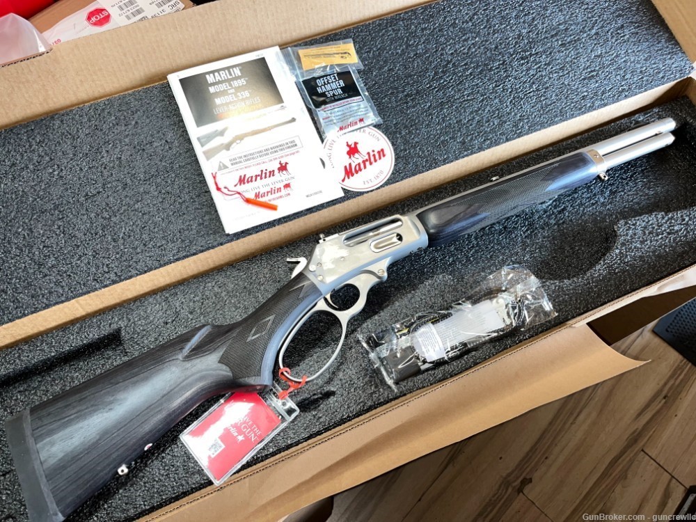 Marlin 1895 Trapper 45-70 Govt SS 16" TB 70450 Ruger NEW Stainless Layaway-img-2