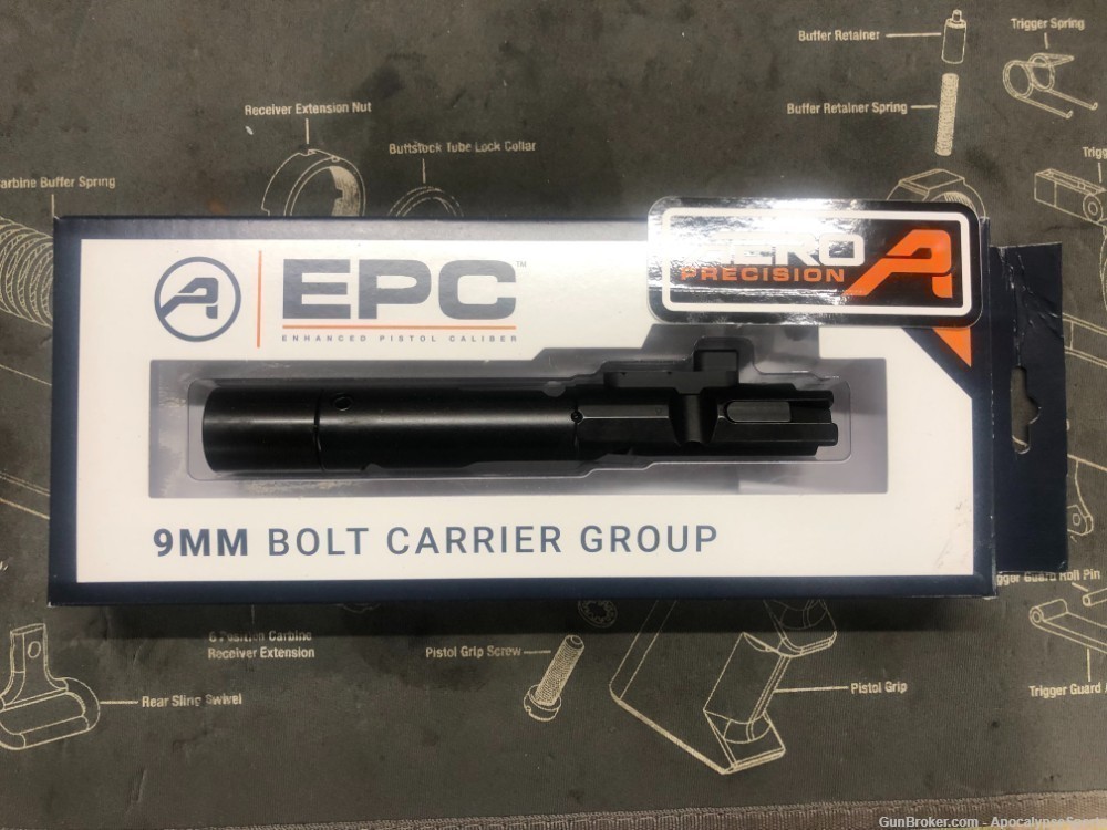 Aero Precision BCG EPC-9 Bolt Carrier Group EPC 9 BCG AR9 9mm EPC 9 -img-3