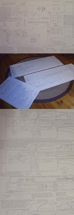 WW1 German LMG 08/15 Maxim Prints- Aircraft Full Set 1:1 Scale Blueprints-img-1