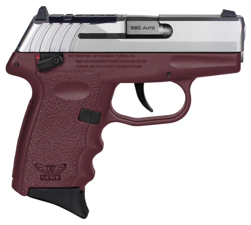 SCCY Industries CPX-4 RD 380 ACP 2.96 Crimson Red/Stainless Pistol-img-0