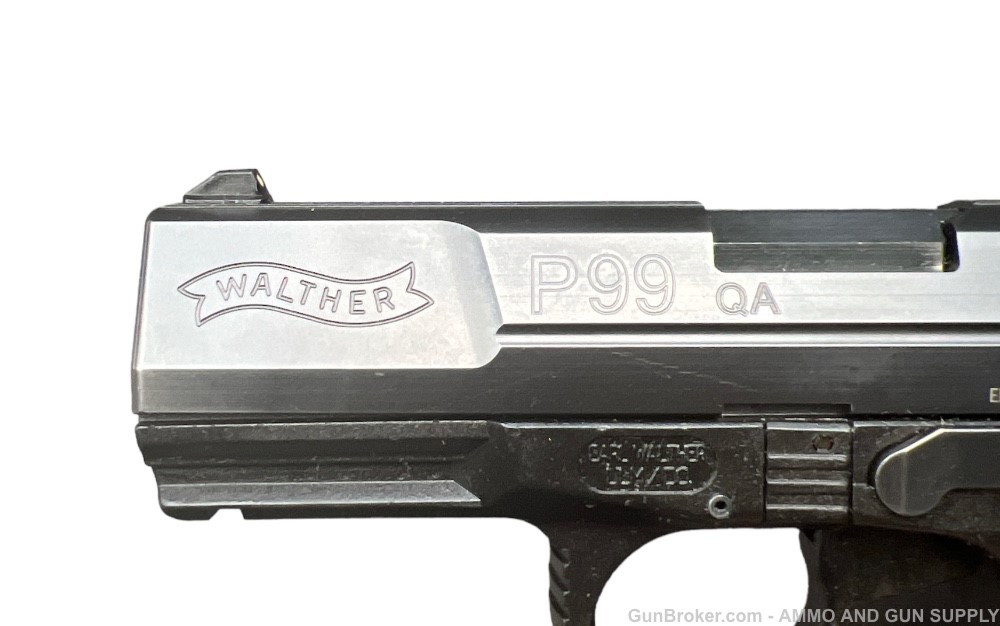 WALTHER P99QA - 9MM - TWO MAGS AND CASE - BELGIAN POLICE - PENNY START!-img-7