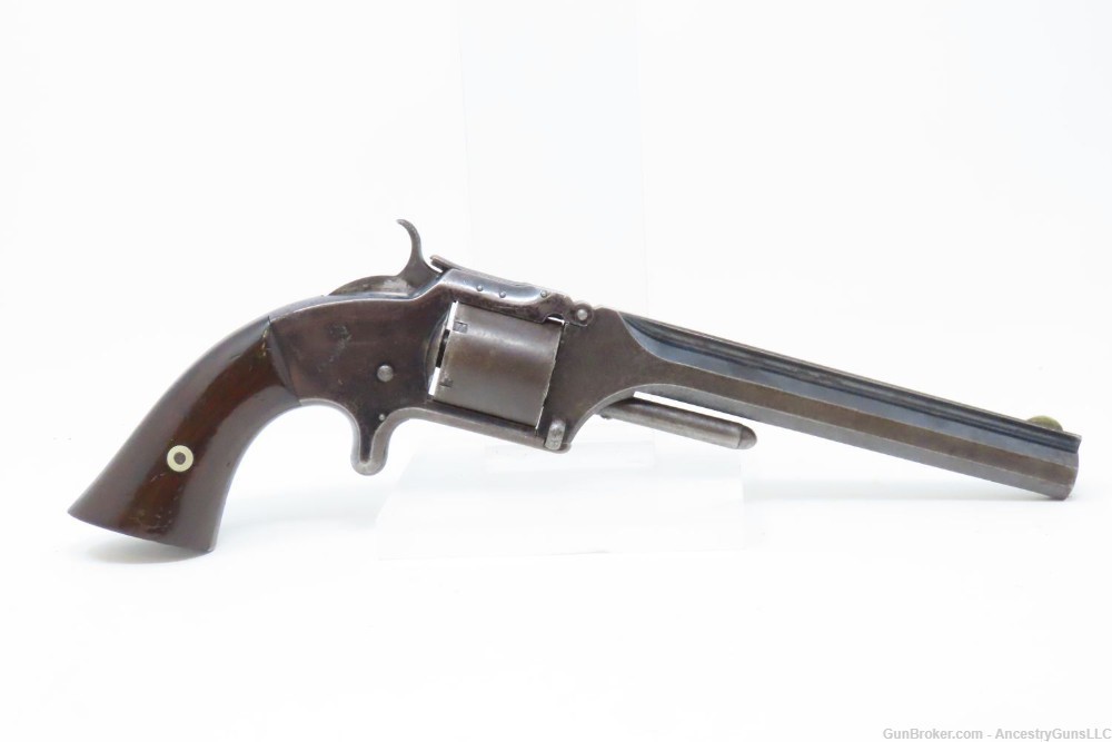 c1864 CIVIL WAR Antique SMITH & WESSON No 2 “OLD ARMY” .32 Caliber Revolver-img-15