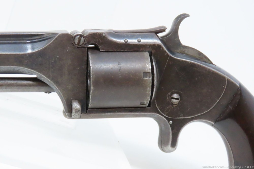 c1864 CIVIL WAR Antique SMITH & WESSON No 2 “OLD ARMY” .32 Caliber Revolver-img-3