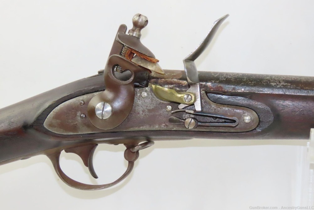 Antique U.S. SPRINGFIELD ARSENAL Model 1816 .69 Caliber FLINTLOCK Musket   -img-3