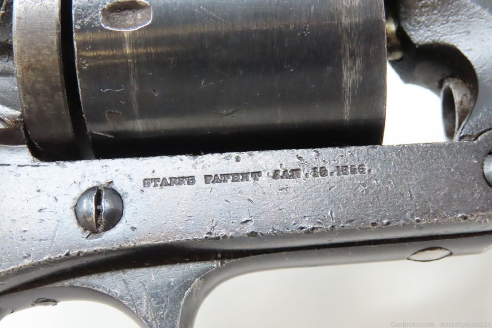 CIVIL WAR era Antique STARR Model 1863 Single Action Army .44 Colt Revolver-img-15