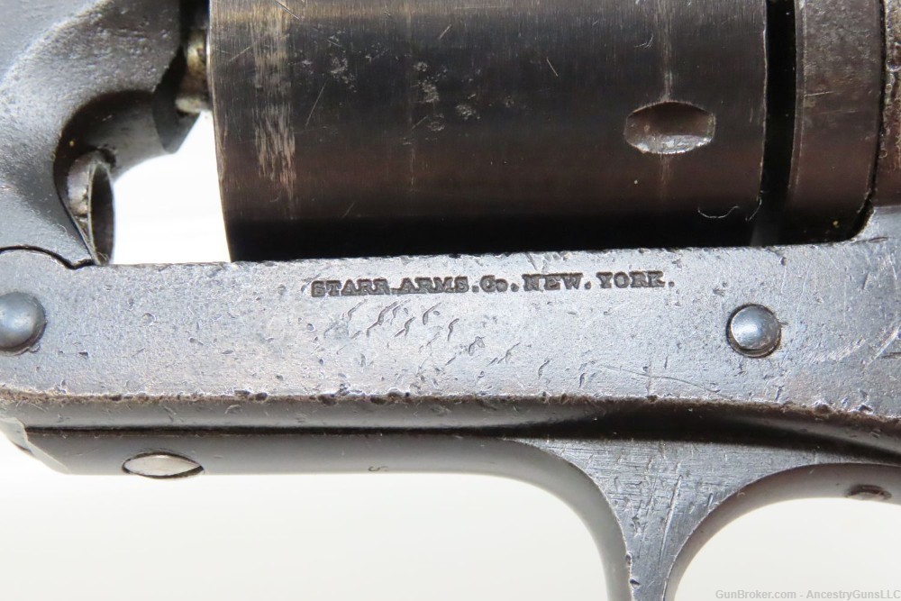 CIVIL WAR era Antique STARR Model 1863 Single Action Army .44 Colt Revolver-img-9