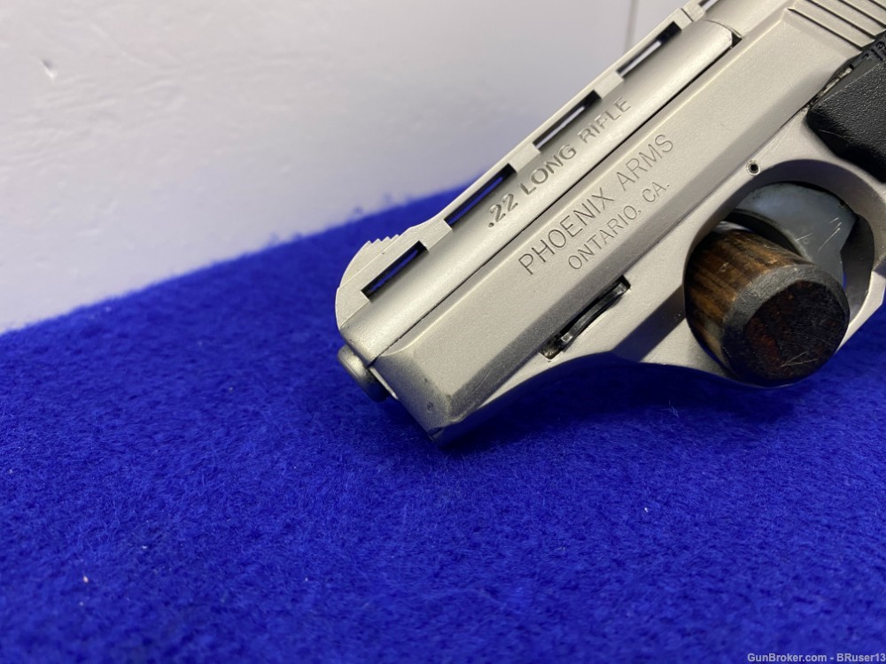 Phoenix Arms HP22A .22LR Satin Nickel 3" *HIGHLY DEPENDABLE SEMI-AUTO*-img-8