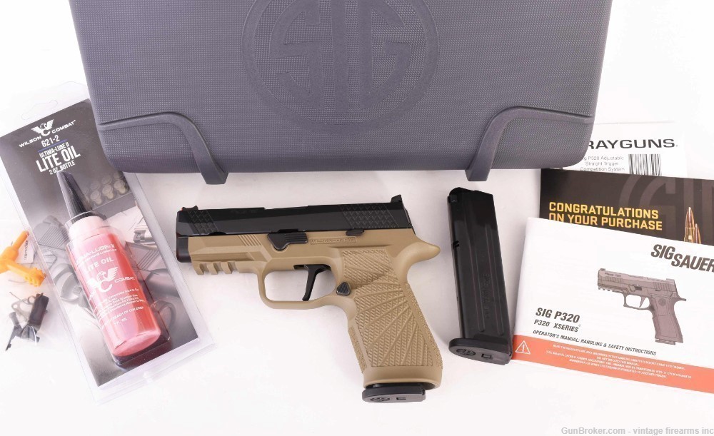 Wilson Combat 9mm - SIG SAUER P320 CARRY, ACTION TUNE, STRAIGHT TRIGGER-img-0
