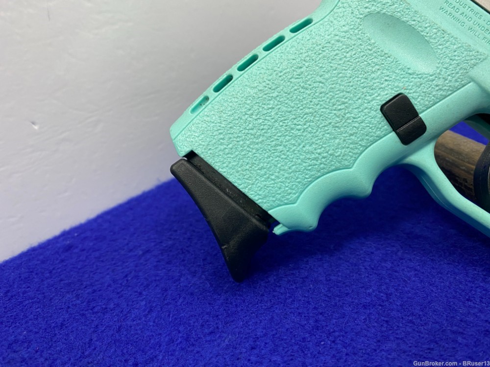 SCCY Industries CPX-2 9mm *GREAT "POCKET PISTOL" W/ROBIN EGG BLUE FRAME*-img-13