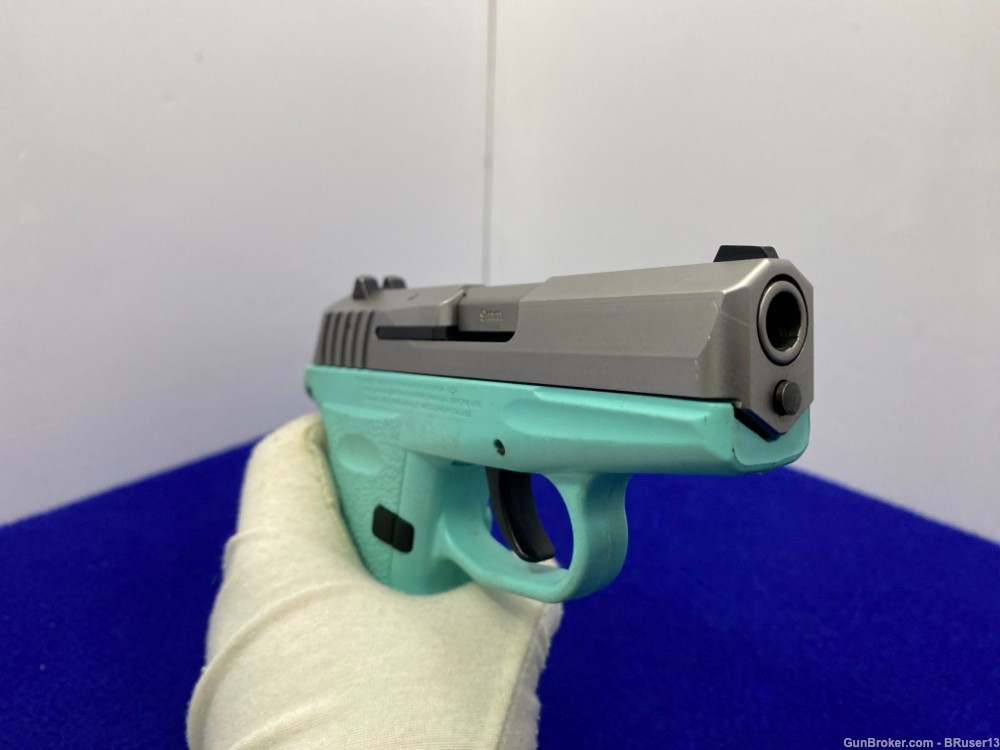 SCCY Industries CPX-2 9mm *GREAT "POCKET PISTOL" W/ROBIN EGG BLUE FRAME*-img-27
