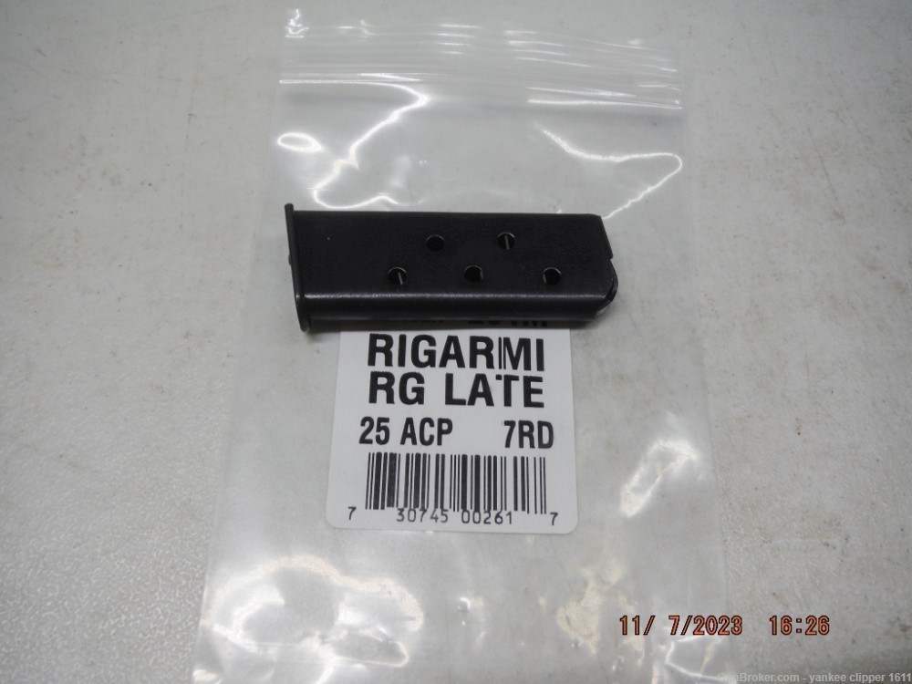 Rigarmi Rg Late Model 25 ACP, 7Rd Magazine-img-0