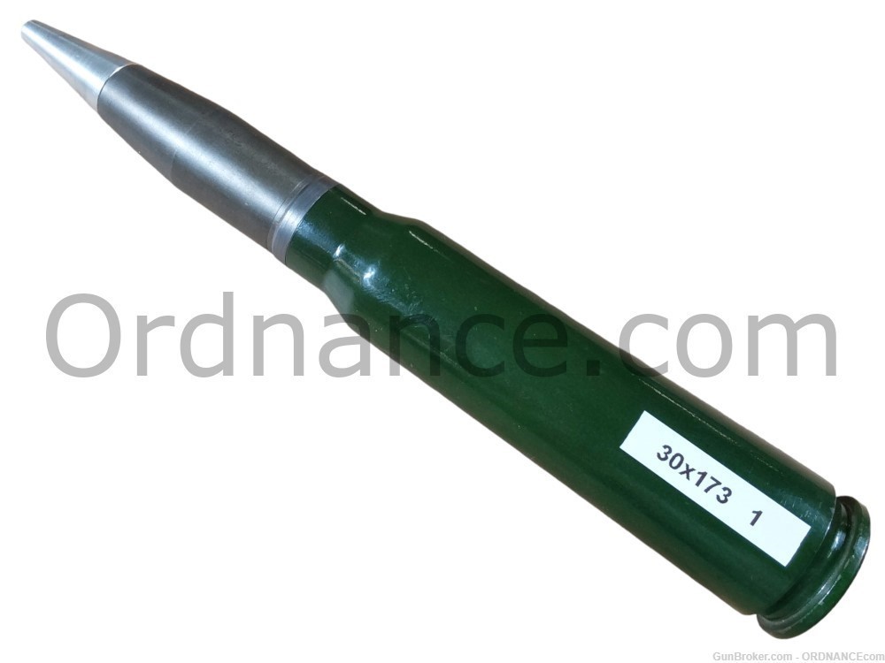 30mm Swiss round Oerlikon KCA 30x173mm inert shell ammunition -img-1