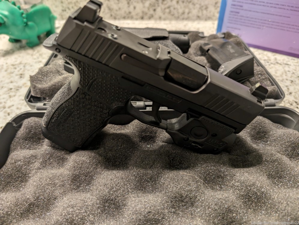 P365-380 with TLR6, 3 magazines, XL grip module, night sights + Holster -img-1