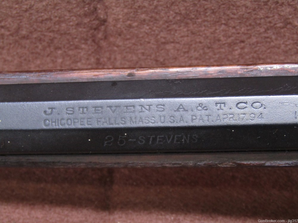 J Stevens A&T Co Favorite 25 Stevens TD Single Shot Falling Block Rifle-img-16