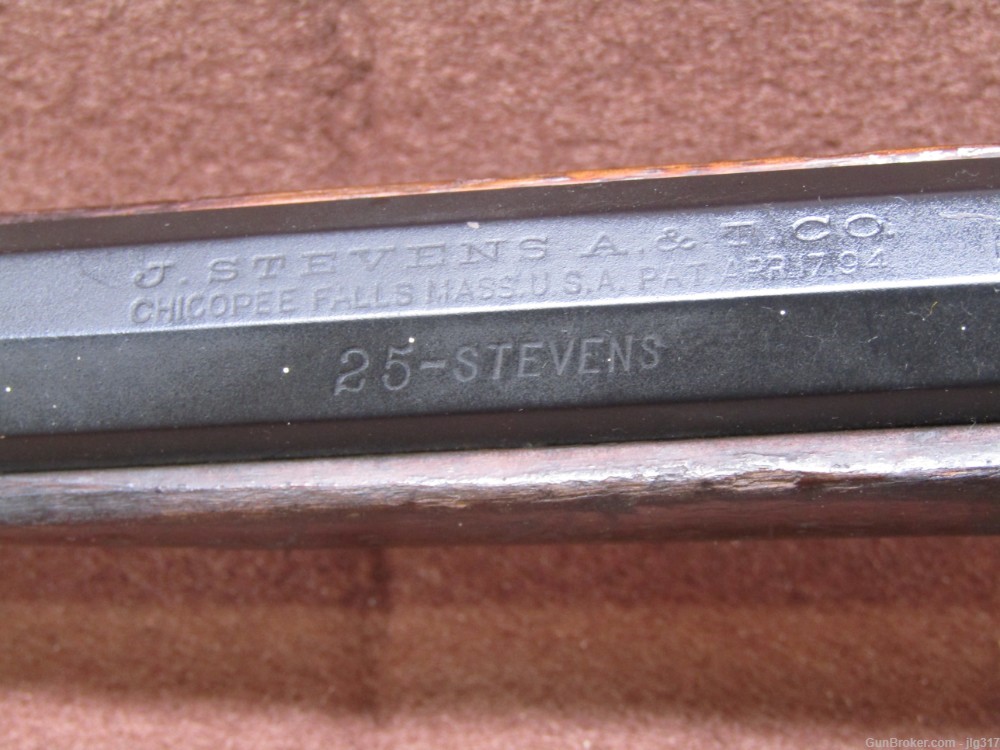 J Stevens A&T Co Favorite 25 Stevens TD Single Shot Falling Block Rifle-img-15