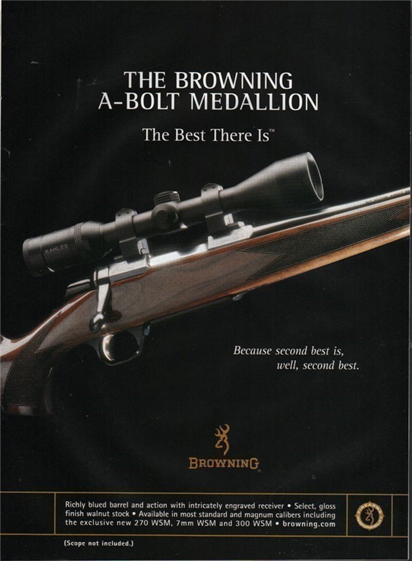 2002 BROWNING A-Bolt Medallion Rifle PRINT AD-img-0