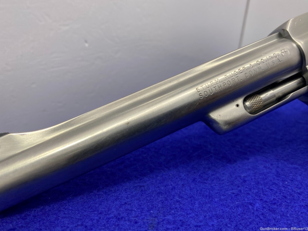 1976 Ruger Security Six  .357 Mag Stainless 6" *HIGH BACK FRAME ISSUE*-img-12