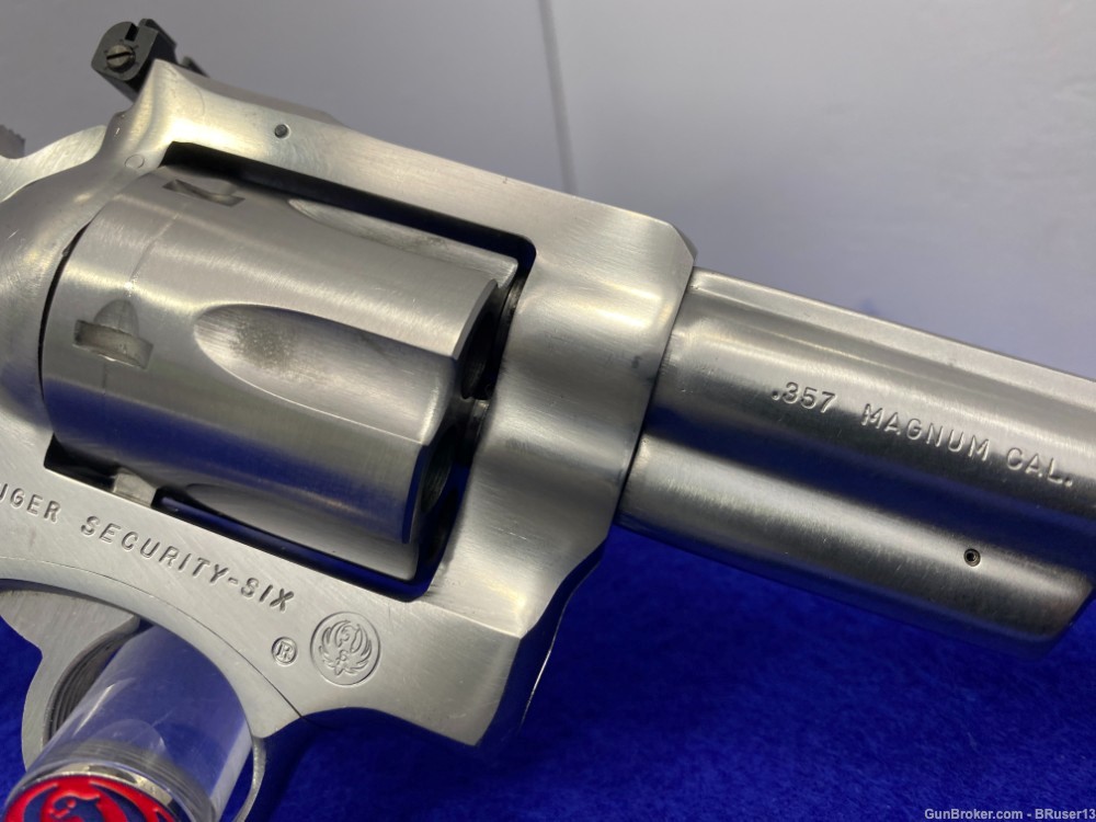 1976 Ruger Security Six  .357 Mag Stainless 6" *HIGH BACK FRAME ISSUE*-img-23