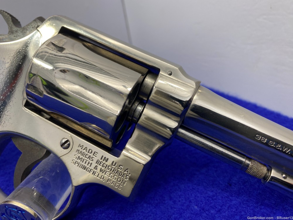 1981 Smith Wesson 10-7 .38 S&W Spl Nickel *AWESOME MILITARY & POLICE MODEL*-img-24
