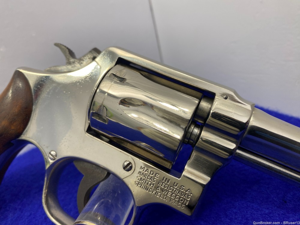 1981 Smith Wesson 10-7 .38 S&W Spl Nickel *AWESOME MILITARY & POLICE MODEL*-img-27