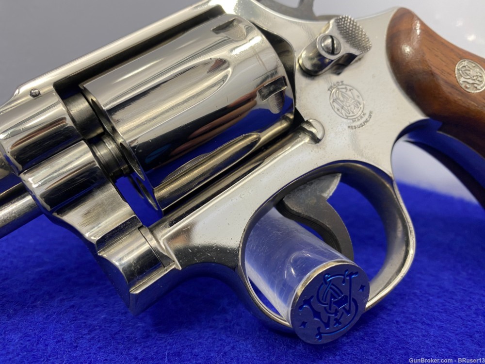 1981 Smith Wesson 10-7 .38 S&W Spl Nickel *AWESOME MILITARY & POLICE MODEL*-img-6