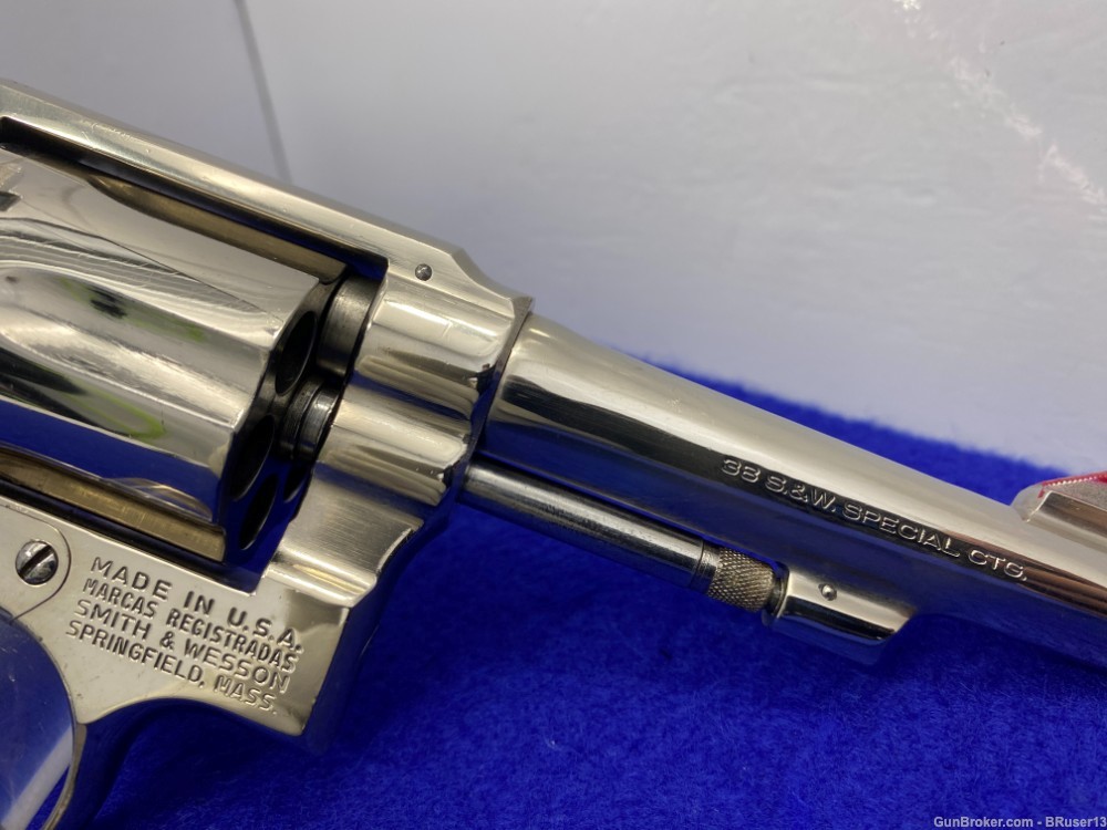 1981 Smith Wesson 10-7 .38 S&W Spl Nickel *AWESOME MILITARY & POLICE MODEL*-img-28