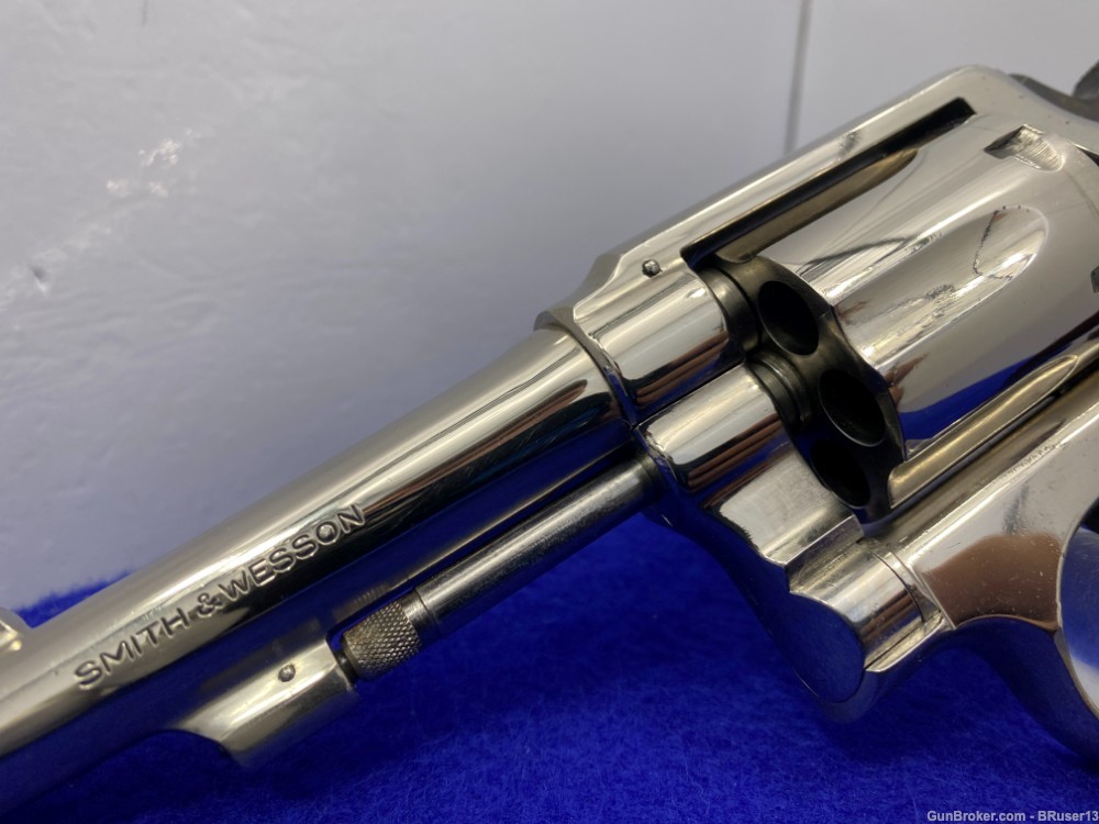 1981 Smith Wesson 10-7 .38 S&W Spl Nickel *AWESOME MILITARY & POLICE MODEL*-img-12