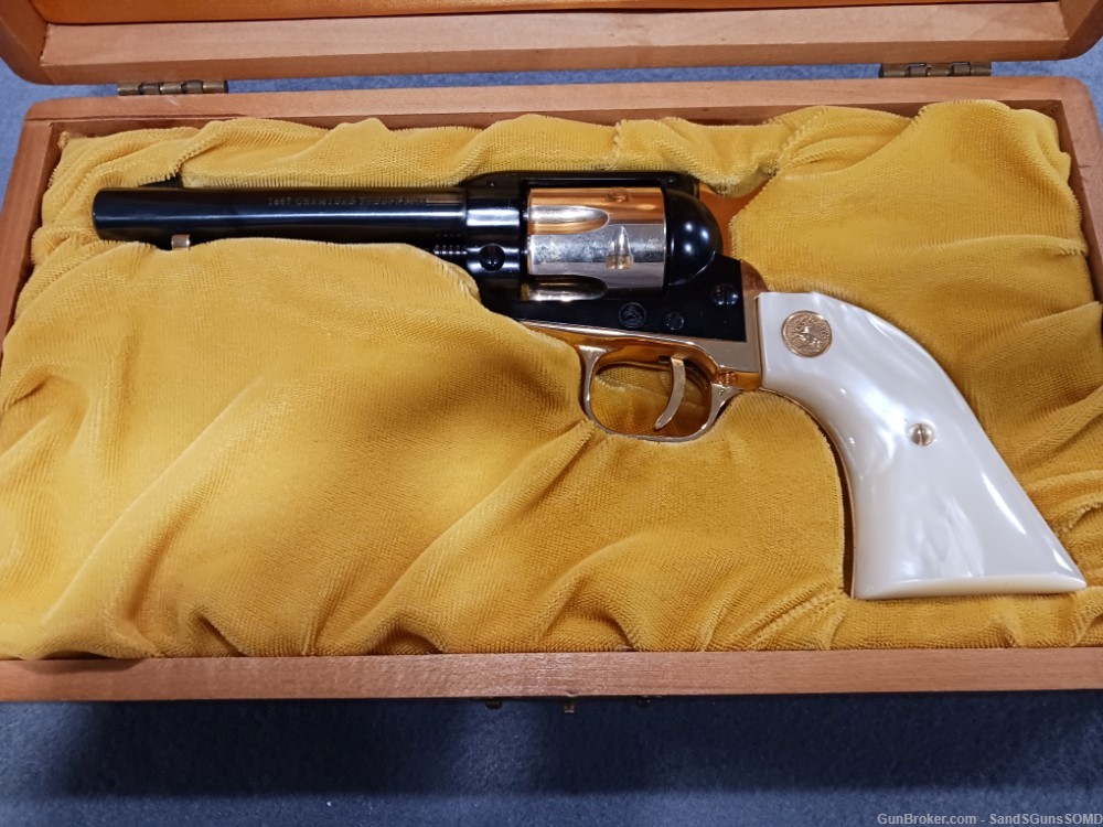 COLT FRONTIER SCOUT CHAMIZAL TREATY TRIBUTE 22 LR SINGLE ACTION REVOLVER-img-3