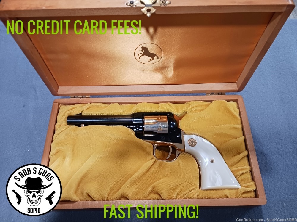 COLT FRONTIER SCOUT CHAMIZAL TREATY TRIBUTE 22 LR SINGLE ACTION REVOLVER-img-0