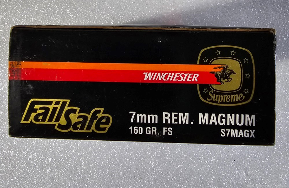 20 rounds of Winchester Supreme Fail Safe 7mm Mag 160 gr FS-img-0