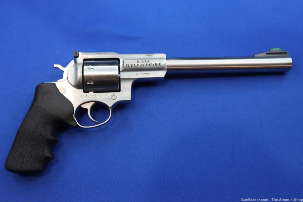 Ruger SUPER REDHAWK Revolver 22 HORNET 9.5" Stainless SA DA 22HORN 05526 8R-img-7
