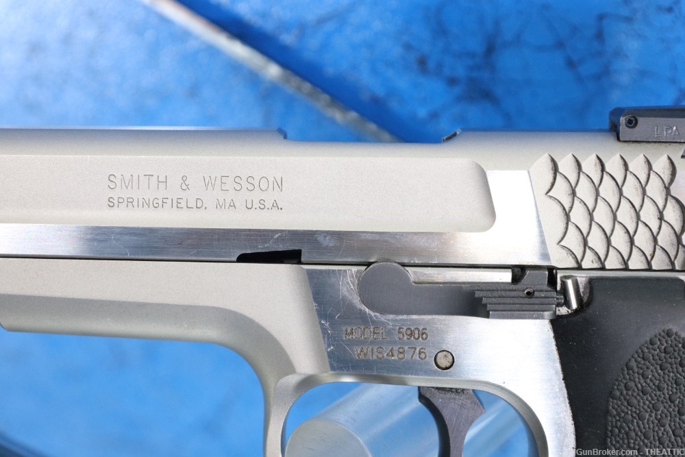 SMITH AND WESSON TARGET CHAMPION 9MM MADE FOR EUROPEAN MARKET S&W 5906-img-7
