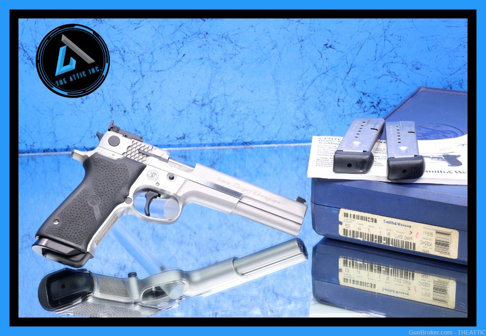 SMITH AND WESSON TARGET CHAMPION 9MM MADE FOR EUROPEAN MARKET S&W 5906-img-0