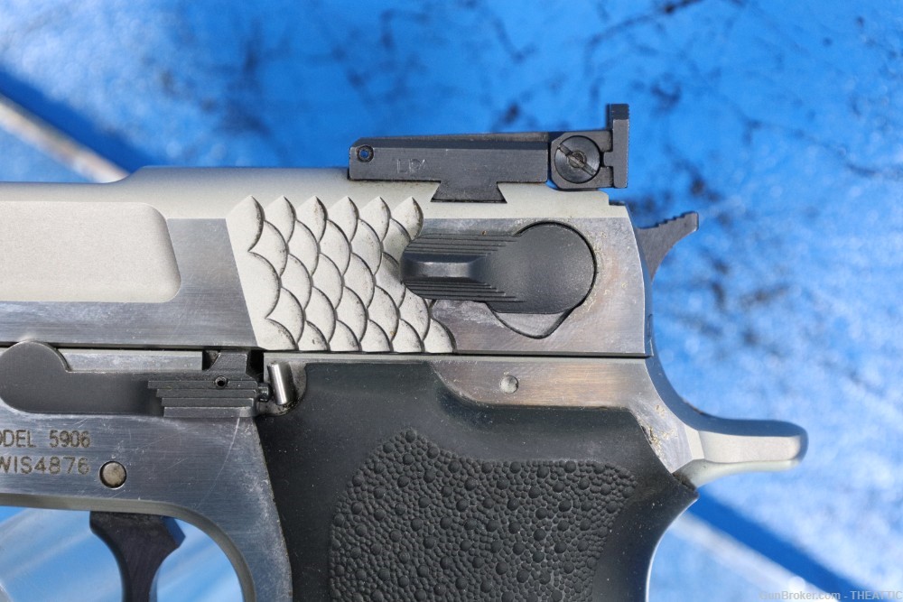 SMITH AND WESSON TARGET CHAMPION 9MM MADE FOR EUROPEAN MARKET S&W 5906-img-5