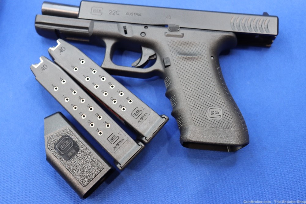 Glock G22C RTF2 GEN3 Pistol 40S&W Compensated 22C 40 AUSTRIA Rough Texture-img-21